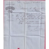 N°60 CAD TYPE 18 SAUDRUPT MEUSE POUR DOMENE ISERE LETTRE