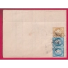 N°55 60 PAIRE GC 2654 NEVERS NIEVRE SANS BANDE TARIF RECOMMANDE LOCAL LETTRE
