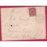 10C GROUPE BRAZAVILLE CONGO FRANCAIS 1909 POUR LIBREVILLE GABON LETTRE