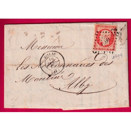 N°16 SUR PAILLE PC 1999 MILLAU AVEYRON POUR ALBI TARN LETTRE