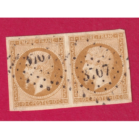 N°13 PAIRE PC 3707 CONSTANTINOPLE TURQUIE TURKEY BFE TIMBRE BRIEFMARKEN STAMP FRANCE