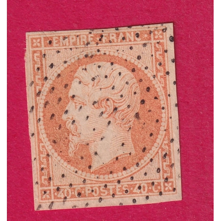 N°16 OBLITRATION ROULETTE POINTILLE FINS PARIS TIMBRE BRIEFMARKEN STAMP FRANCE