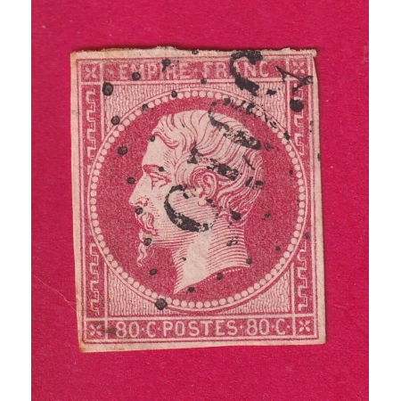 N°17B GC 5015 BONE ALGERIE TIMBRE BRIEFMARKEN STAMP FRANCE