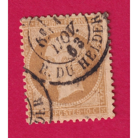 N°21 CAD R.DU HELDER PARIS TIMBRE BRIEFMARKEN STAMP FRANCE