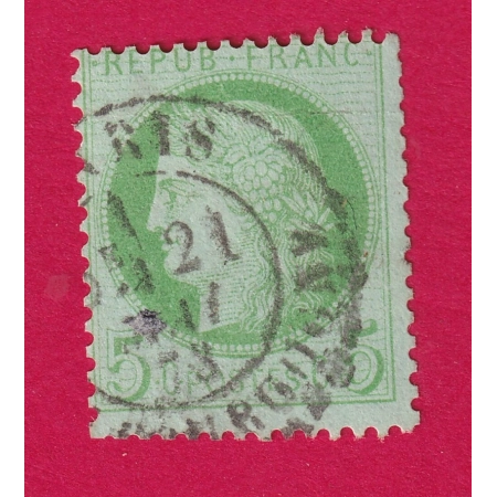 N°53 CAD PARIS R DE BOURGOGNE BRIEFMARKEN STAMP FRANCE