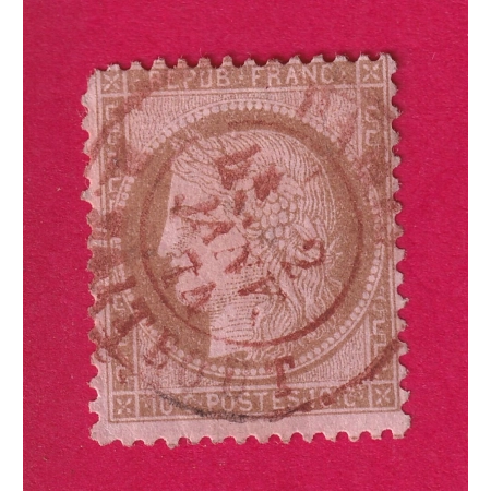 N°58 CAD ROUGE PARIS R TAITBOUT TIMBRE BRIEFMARKEN STAMP FRANCE