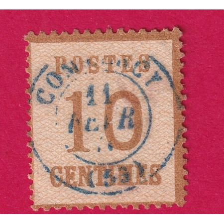 ALSACE LORRAINE N°5 CAD TYPE 15 BLEU COMMERCY MEUSE TIMBRE BRIEFMARKEN FRANCE