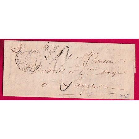CURSIVE 50 LA FERTE SUR ARMENCE HAUTE MARNE POUR LANGRES INDICE 13 CAD TYPE 14 LE FAYL BILLOT LETTRE