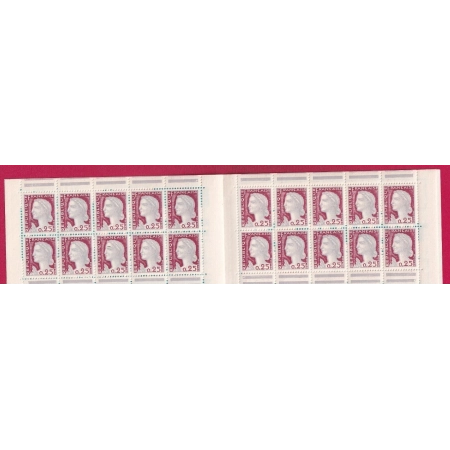N°1263 CARNET PUB MARIANNE DECARIS COIN DATE 23.6.1960 COMPAGNIE ASSURANCE GENERALE SUR LA VIE LETTRE