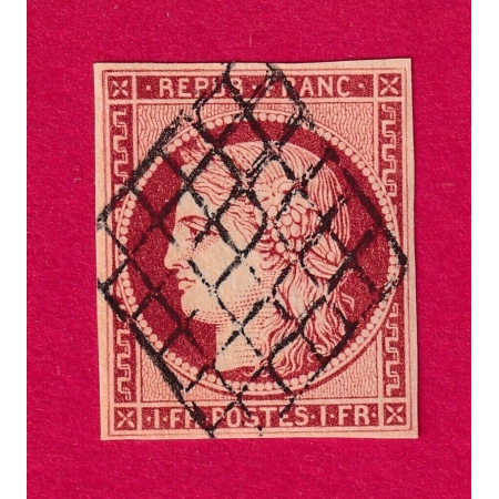 N°6 REPLAQUE TRES BEAU ASPECT TIMBRE STAMP BRIEFMARKEN