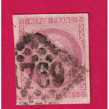 N°49 TTB SIGNE CALVES GC 1769 LE HAVRE TIMBRE STAMP BRIEFMARKEN