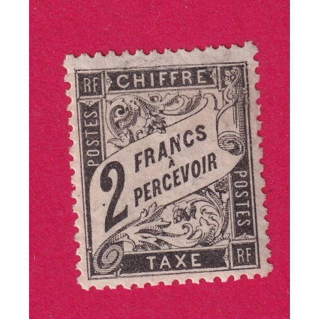 TIMBRE TAXE N°23 GOMME NON ORIGINALE COTE OBL 900 TIMBRE STAMP BRIEFMARKEN