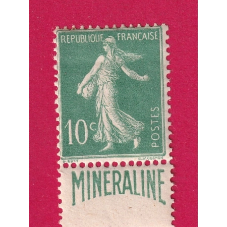 N°188A MINERALINE TB TRACE DE CHARNIERE TIMBRE STAMP BRIEFMARKEN