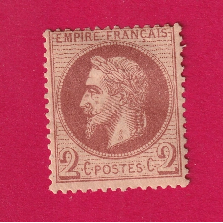 N°26B NEUF AVEC GOMME D'ORIGINE TRACE DE CHARNIERE TIMBRE STAMP BRIEFMARKEN