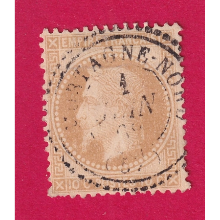 N°28 CAD TYPE 22 MORTAGNE NORD TIMBRE STAMP BRIEFMARKEN