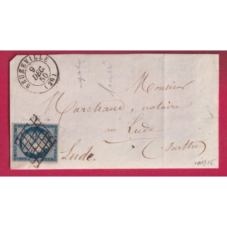 N°4 GRILLE BEUZEVILLE EURE POUR LE LUDE SARTHE DEVANT DE LETTRE