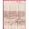 MARQUE BEZIERS HERAULT EN ROUGE LENAIN N°7A POUR NARBONNE INDICE 13 LETTRE
