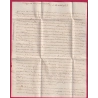 MARQUE LANGRES HAUTE MARNE EN ROUGE 1784 LENAIN N°2A POUR ALAIS GARD LETTRE