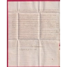 MARQUE LANGRES HAUTE MARNE EN ROUGE 1784 LENAIN N°2A POUR ALAIS GARD LETTRE