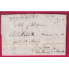 MARQUE CONQUIS 98 LUXEMBOURG 1799 POUR LIEGE BELGIQUE LETTRE