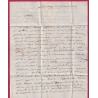 MARQUE CONQUIS 98 LUXEMBOURG 1799 POUR LIEGE BELGIQUE LETTRE