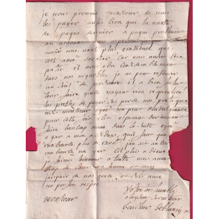 MARQUE RHEIMS REIMS MARNE 1756 LENAIN N°9 INDICE 13 POUR TROYES AUBE LETTRE