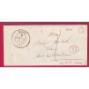CAD TYPE 12 BROU EURE ET LOIR BOITE RURALE C FRAZE DECIME RURAL POUR CHATEAUDUN 1840 LETTRE