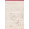 CAD TYPE 12 BROU EURE ET LOIR BOITE RURALE C FRAZE DECIME RURAL POUR CHATEAUDUN 1840 LETTRE