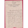 SIEGE DE PARIS TEXTE VILLE DE PARIS 4E ARRONDISSEMENT 12 SPT 1870 RETOUR DE BAZAINE DERNIER TRAIN POUR PARIS LETTRE