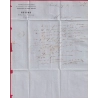 N°14 CERCLE DE POINTS CARRE P 1366 + 3310 PARIS POUR CREST DROME 1862 LETTRE