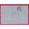 N°29 VARIETE A LA CORNE PARIS BT RICHARD LENOIR TAXE TAMPON 30 GRIFFE EFF INSUF P19 POUR GENEVE SUISSE LETTRE