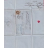N°56 CAD LE HAVRE SEINE INFRIEURE POUR AUGSBURG ALLEMAGNE 1876 LETTRE