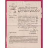 N°60 BANDE DE TROIS GC 79 AMBERT PUY DE DOME 1873 POUR PARIS RETOUR ENVOYEUR R * C LETTRE