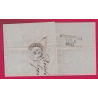 ALSACE LORRAINE AMBULANT WISSEMBOURG BASEL BALA SUISSE POUR STRABOURG BAS RHIN 1872 LETTRE
