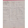 ALSACE LORRAINE AMBULANT WISSEMBOURG BASEL BALA SUISSE POUR STRABOURG BAS RHIN 1872 LETTRE