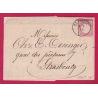 ALSACE LORRAINE OTTROTT BAS RHIN 1874 POUR STRASBOURG BAS RHIN LETTRE