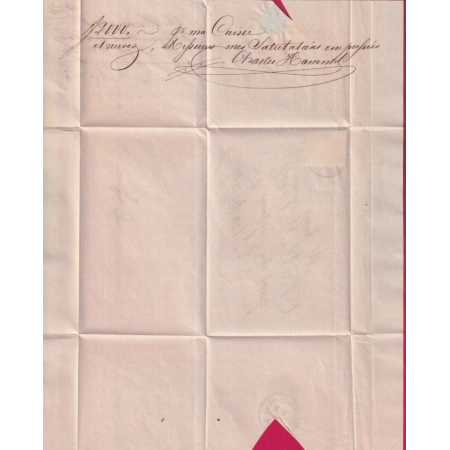 ALSACE LORRAINE OTTROTT BAS RHIN 1874 POUR STRASBOURG BAS RHIN LETTRE