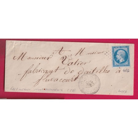 N°14 PC 4036 FRESNAUX MONTCHEVREUIL OISE CAD TYPE 22 POUR FLAVACOUR INDICE 16 LETTRE