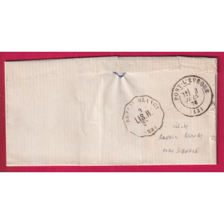 CONVOYEUR STATION BREVIL BLANGY LIGNE LIS.R RARE NON SIGNALE PAR POTHION N°60 CONVOYEUR TROUVILLE DEAUVILLE LETTRE