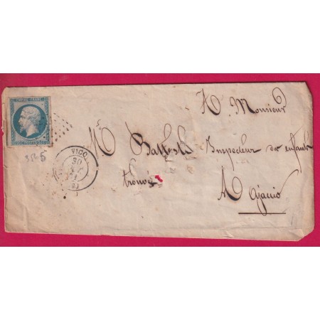 N°14 PC 3565 VICO CORSE POUR AJACCIO INDICE 15 LETTRE