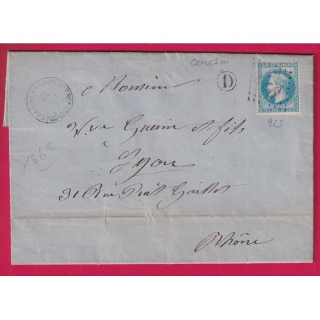 N°29 GC 923 CHATEAU RENARD PROVENCE BOITE RURALE D GRAVESON BOUCHES DU RHONE POUR LYON LETTRE