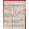 MARQUE L'ISLE JOURDAN GERS 1787 LENAIN N°3 INDICE 12 POUR PIERRELATTE DROME LETTRE