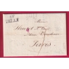 MARQUE 66 DELLE HAUT RHIN POUR PARIS 1826 TEXTE DE BEAUCOURT LETTRE