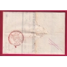 MARQUE 66 DELLE HAUT RHIN POUR PARIS 1826 TEXTE DE BEAUCOURT LETTRE