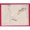 DEBOURSE DEB 24 BESANCON DOUBS 1805 DEPART GERA ALLEMAGNE MARQUE ROUGE BAMBERG LETTRE