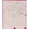 DEBOURSE DEB 24 BESANCON DOUBS 1805 DEPART GERA ALLEMAGNE MARQUE ROUGE BAMBERG LETTRE