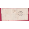 CURSIVE 45 COCUMONT + TYPE 15 MEILHAN 1852 POUR AGEN INDICE 16 LETTRE