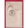 N°4 BLEU FONCE GRILLE LA CHATRE INDRE POUR ORLEANS LOIRET 1851 LETTRE