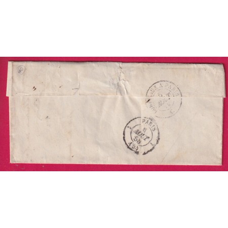N°14 PC 2576 PRESSIGNY LE GRAND INDRE ET LOIRE BOITE RURALE B LA GUERCHE POUR PARIS LETTRE