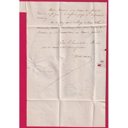 N°14 PC 2576 PRESSIGNY LE GRAND INDRE ET LOIRE BOITE RURALE B LA GUERCHE POUR PARIS LETTRE